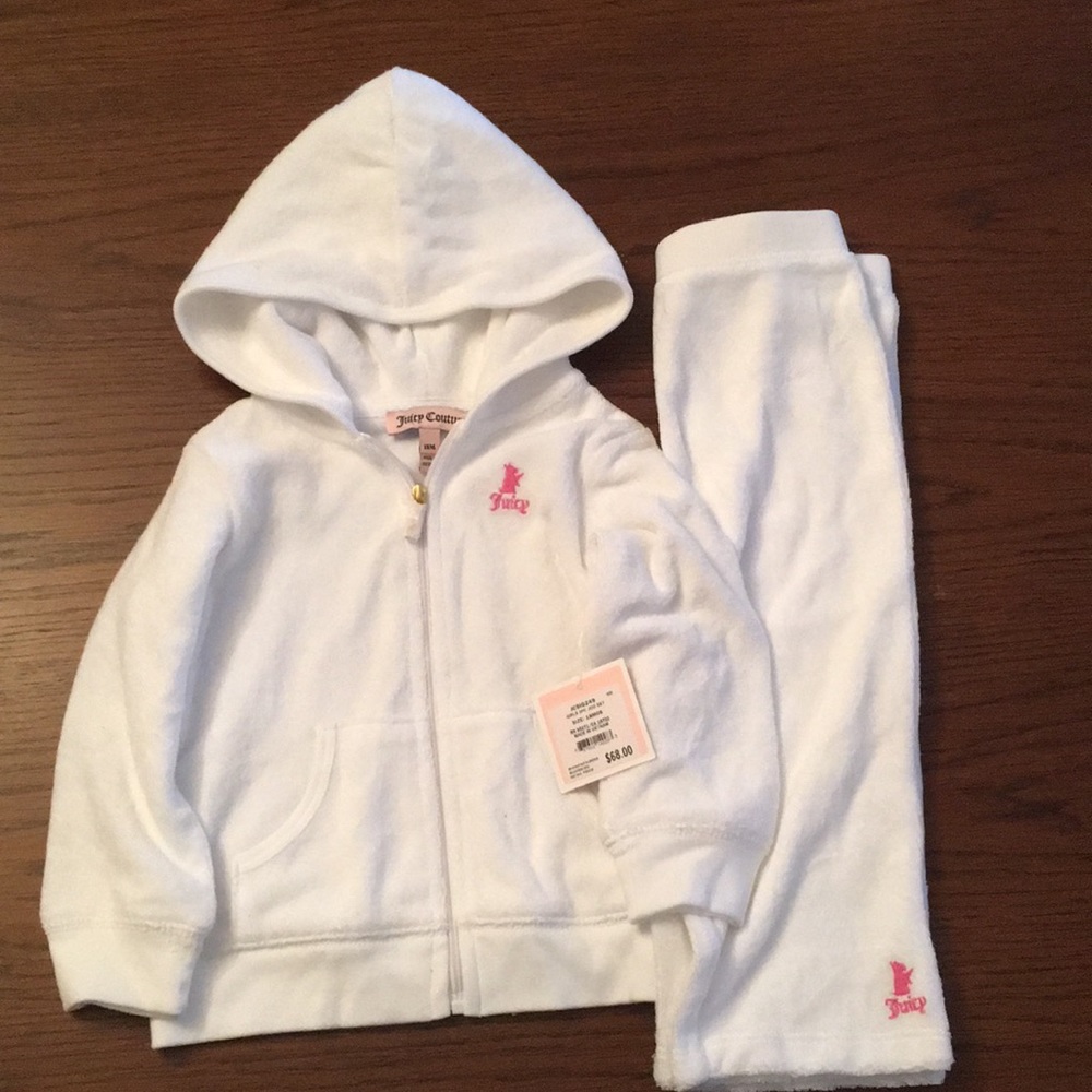 Juicy Couture terry sweatsuit 18 months